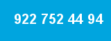 922 752 44 94 922 752 44 94